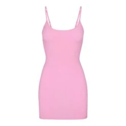 SOFT LOUNGE SLIP DRESS | COTTON CANDY