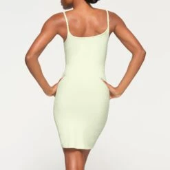 SOFT LOUNGE SLIP DRESS | HONEYDEW -Deals Easy Allure Wardrobe Store SKIMS LOUNGEWEAR AP SLP 0725 KB HND 0014 BK