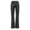 FAUX LEATHER BOOT CUT PANT | ONYX
