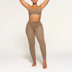 TERRY LOUNGE SEAMLESS LEGGING | OXIDE -Deals Easy Allure Wardrobe Store SKIMS LOUNGEWEAR BO LEG 3101 LA OXD 0004 FR