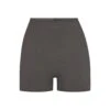 RAW EDGE SHORT | GUNMETAL