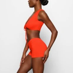 SOFT LOUNGE V-WAIST SHORT | FIRE -Deals Easy Allure Wardrobe Store SKIMS LOUNGEWEAR BO SHO 2635 CB FRE 0010 SD x3 4d99d926 6101 4418 b224 cef382b6e561