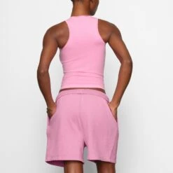 BOYFRIEND FLEECE SHORT | BUBBLE GUM -Deals Easy Allure Wardrobe Store SKIMS LOUNGEWEAR BO SHO 2776 AB BBG 0022 BK