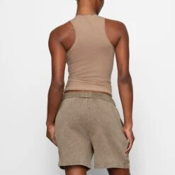 BOYFRIEND FLEECE SHORT | DESERT -Deals Easy Allure Wardrobe Store SKIMS LOUNGEWEAR BO SHO 2776 AB DES 0016 BK