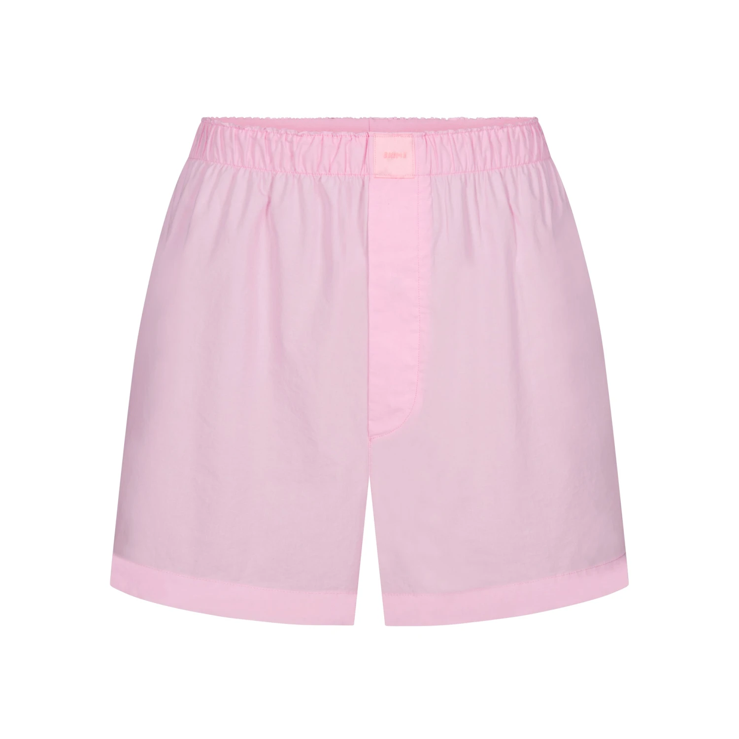 COTTON POPLIN SLEEP SHORT | BABY PINK 1 COTTON POPLIN SLEEP SHORT | BABY PINK