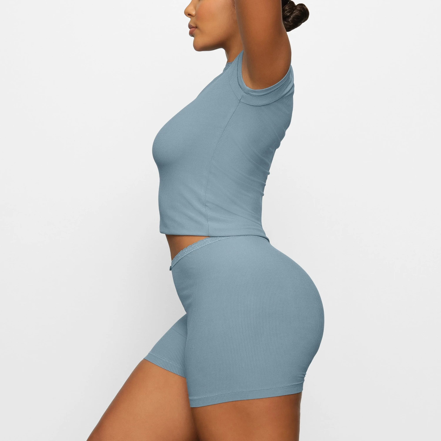 SOFT LOUNGE LACE SHORT | ARCTIC 3 SOFT LOUNGE LACE SHORT | ARCTIC - Image 3