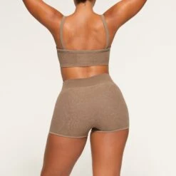 TERRY LOUNGE SEAMLESS SHORT SHORT | OXIDE -Deals Easy Allure Wardrobe Store SKIMS LOUNGEWEAR BO SHO 3667 LA OXD 0016 BK