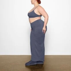 OUTDOOR LONG SKIRT | STEEL BLUE -Deals Easy Allure Wardrobe Store SKIMS LOUNGEWEAR BO SKT 2783 AC SLB 0010 SD