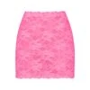 STRETCH LACE SKIRT | SUGAR PINK