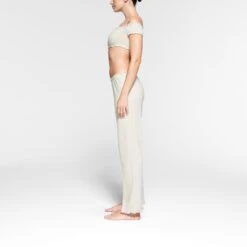 LOGO POINTELLE PANT | MARBLE -Deals Easy Allure Wardrobe Store SKIMS LOUNGEWEAR BO STR 3035 NC MBL 007 SD