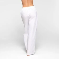 COTTON POPLIN SLEEP PANT | SNOW -Deals Easy Allure Wardrobe Store SKIMS LOUNGEWEAR BO STR 3069 KD SNO 0032 BK