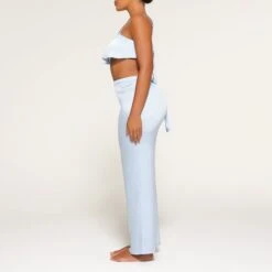 BRIDAL SILK PANT | GLACIER -Deals Easy Allure Wardrobe Store SKIMS LOUNGEWEAR BO STR 3189 LA GLC 0017