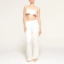 BRIDAL SILK CARGO PANT | MARBLE -Deals Easy Allure Wardrobe Store SKIMS LOUNGEWEAR BO STR 3569 LC MBL 0005