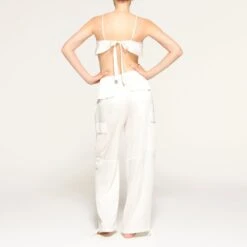 BRIDAL SILK CARGO PANT | MARBLE -Deals Easy Allure Wardrobe Store SKIMS LOUNGEWEAR BO STR 3569 LC MBL 0017