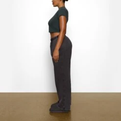 BOYFRIEND FLEECE PANT | ASH -Deals Easy Allure Wardrobe Store SKIMS LOUNGEWEAR BO WLG 2774 BA ASH 0007 SD