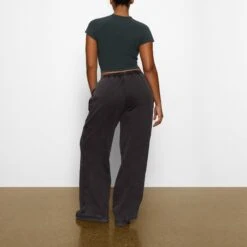 BOYFRIEND FLEECE PANT | ASH -Deals Easy Allure Wardrobe Store SKIMS LOUNGEWEAR BO WLG 2774 BA ASH 0013 BK