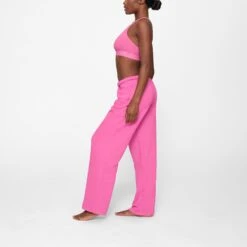 LIGHT FRENCH TERRY PANT | SUGAR PINK -Deals Easy Allure Wardrobe Store SKIMS LOUNGEWEAR BO WLG 3158 GB PIN 0010 SD