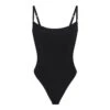 COTTON LOGO BODYSUIT | SOOT