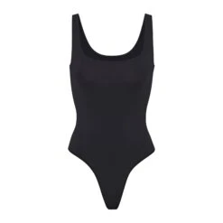 SOFT SMOOTHING THONG BODYSUIT | ONYX