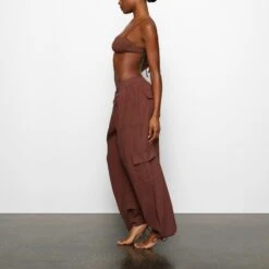 COVER UP CARGO PANT | COCOA -Deals Easy Allure Wardrobe Store SKIMS LOUNGEWEAR CU PNT 2819 CB COA 0008 SD