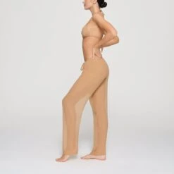 SILK CHIFFON COVER UP DRAWSTRING PANT | OCHRE -Deals Easy Allure Wardrobe Store SKIMS LOUNGEWEAR CU PNT 3073 HD OCH 0010