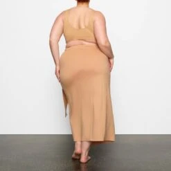 COVER UP TIE SARONG SKIRT | OCHRE -Deals Easy Allure Wardrobe Store SKIMS LOUNGEWEAR CU SAR 2820 CC OCH 0016 BK