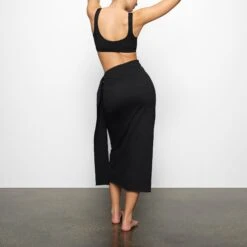 COVER UP TIE SARONG SKIRT | ONYX -Deals Easy Allure Wardrobe Store SKIMS LOUNGEWEAR CU SAR 2820 CD ONX 0015 BK
