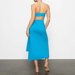 COVER UP TIE SARONG SKIRT | TURQUOISE -Deals Easy Allure Wardrobe Store SKIMS LOUNGEWEAR CU SAR 2820 CD TRQ 0015 BK