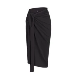COVER UP TIE SARONG SKIRT | ONYX