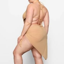 MESH TIE SARONG | OCHRE -Deals Easy Allure Wardrobe Store SKIMS LOUNGEWEAR CU SAR 2824 CC OCH 0013 SD
