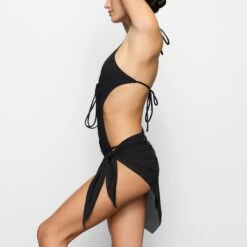 MESH TIE SARONG | ONYX -Deals Easy Allure Wardrobe Store SKIMS LOUNGEWEAR CU SAR 2824 CD ONX 0009 SD
