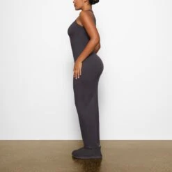 OUTDOOR TANK DRESS | ASH -Deals Easy Allure Wardrobe Store SKIMS LOUNGEWEAR DR MAX 2781 AA ASH 0007 SD