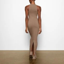 OUTDOOR TANK DRESS | DESERT -Deals Easy Allure Wardrobe Store SKIMS LOUNGEWEAR DR MAX 2781 AB DES 0014 BK