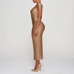 SHINE JERSEY LONG DRESS | SIENNA -Deals Easy Allure Wardrobe Store SKIMS LOUNGEWEAR DR MAX 3013 HA SIE 0008 SD
