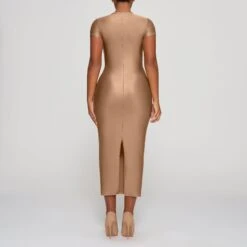 SHINE JERSEY LONG DRESS | SIENNA -Deals Easy Allure Wardrobe Store SKIMS LOUNGEWEAR DR MAX 3013 HA SIE 0013 BK