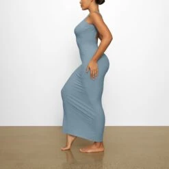 SOFT LOUNGE LACE SCOOP NECK DRESS | ARCTIC -Deals Easy Allure Wardrobe Store SKIMS LOUNGEWEAR DR MAX 3087 FA ARC 0007 SD