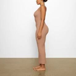 FITS EVERYBODY CORDED LACE LONG SLIP DRESS | SIENNA -Deals Easy Allure Wardrobe Store SKIMS LOUNGEWEAR DR MAX 4125 FA SIE 0017 SD