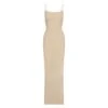 FITS EVERYBODY CORDED LACE LONG SLIP DRESS | SAND