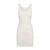COTTON SLEEP SCOOP NECK DRESS | MARBLE