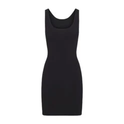 COTTON SLEEP SCOOP NECK DRESS | SOOT
