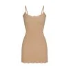 FITS EVERYBODY CORDED LACE SLIP DRESS | CLAY