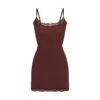 FITS EVERYBODY CORDED LACE SLIP DRESS | COCOA
