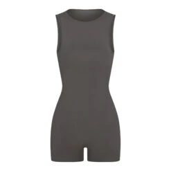 RAW EDGE ONESIE | GUNMETAL