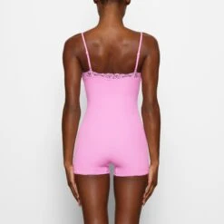 FITS EVERYBODY CORDED LACE ONESIE | PETAL -Deals Easy Allure Wardrobe Store SKIMS LOUNGEWEAR OS MDT 2688 BB PTL 0013