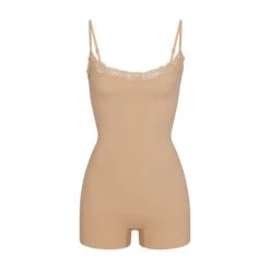 FITS EVERYBODY CORDED LACE ONESIE | CLAY