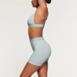 COTTON RIB BOXER | FROST -Deals Easy Allure Wardrobe Store SKIMS LOUNGEWEAR PN HWS 0042 OB FRS 0016