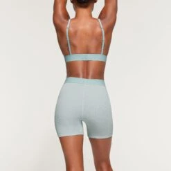 COTTON RIB BOXER | FROST -Deals Easy Allure Wardrobe Store SKIMS LOUNGEWEAR PN HWS 0042 OB FRS 0023