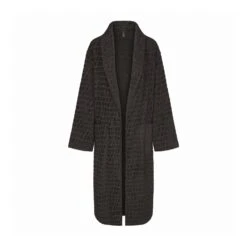SKIMS SPA TERRY ROBE | ASH -Deals Easy Allure Wardrobe Store SKIMS LOUNGEWEAR RB LNG 2873 ASH OPEN