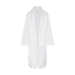 SKIMS SPA TERRY ROBE | SNOW -Deals Easy Allure Wardrobe Store SKIMS LOUNGEWEAR RB LNG 2873 SNO OPENED