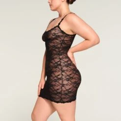 STRETCH LACE SLIP DRESS | ONYX -Deals Easy Allure Wardrobe Store SKIMS LOUNGEWEAR SL MIN 3015 MD ONX 2315 SD 25c2fab6 93ec 4d55 ac5c 35956f155066